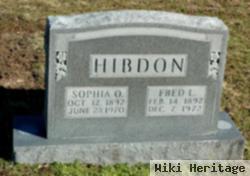 Sophia O. Sidebottom Hibdon