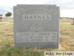 Eunice M Haynes