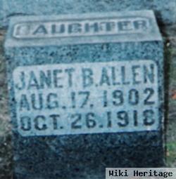 Janet B Allen