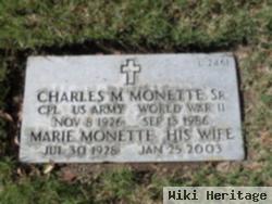 Charles M Monette, Sr