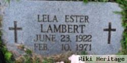 Lela Ester Lambert