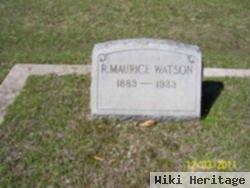 Robert Maurice Watson, Sr