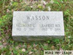 Valentine Laverne Wasson