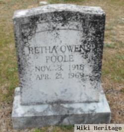 Retha Owens Poole