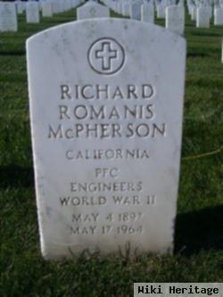 Richard Romanis Mcpherson