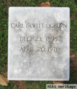 Carl Dewitt Ogburn, Sr