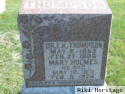 Mary Holmes Thompson