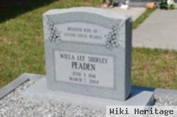 Willa Lee "shirley" Little Peaden