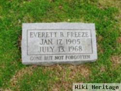 Everett B Freeze