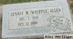 Jennie M. Whipple Allen