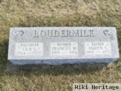 Frances M Layten Loudermilk