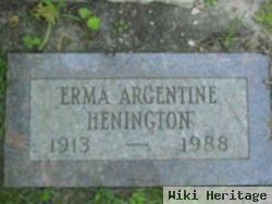 Erma Argentine Edwards Henington