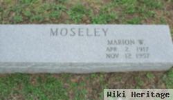 Marion W. Moseley