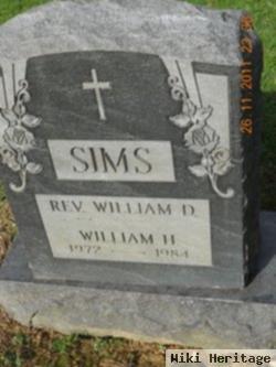 William H Sims