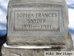 Sophia Frances Snyder