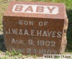 Infant Son Hayes