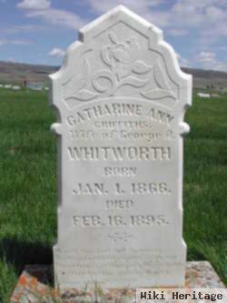 Catharine Ann Griffiths Whitworth