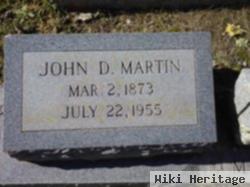 John Daniel Martin, Sr