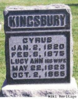 Lucy Ann Deming Kingsbury