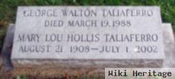 Mary Lou Hollis Taliaferro