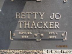 Betty Jo Thacker Grizzard