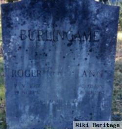 William Roger "roger" Burlingame