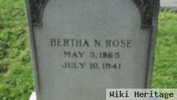 Bertha N. Rose