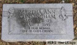 Martha Ann Cunningham