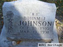 Bohnm J. "b.j." Johnson