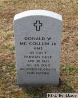 Donald W Mccollum, Jr