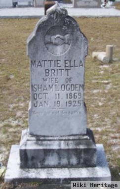 Mattie Ella Britt Ogden