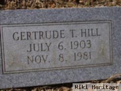 Gertrude T. Hill