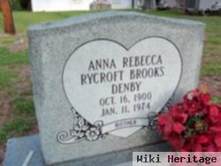 Anna Rebecca "annie" Rycroft Denby