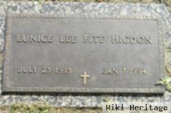 Eunice Lee Fite Higdon