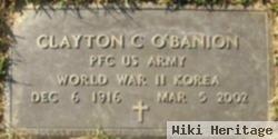 Pfc Clayton Cleveland O'banion