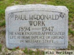 Paul Mcdonald Work