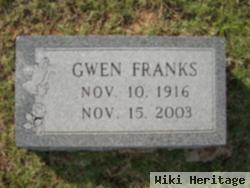 Gwendolyn Marcella "gwen" Franks