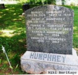 Charles F Humphrey