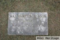 Maj Hampton Lynch Boon