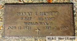 Harry E Hewett