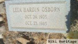 Leta Mae Hardin Osborn