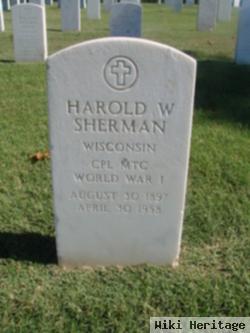 Harold W Sherman