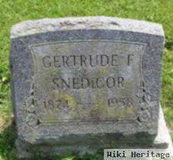 Gertrude F. Snedicor