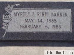 Myrtle Edna Ririe Barker