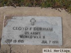 Cloyd F Durham