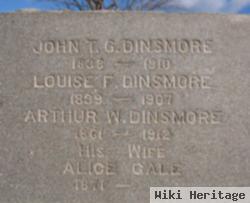 Arthur W Dinsmore