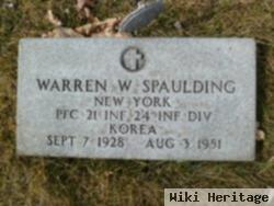 Warren W Spaulding