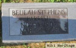 Beulah Lee "mildred" Stephenson Parrish