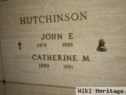 John E. "jack" Hutchinson