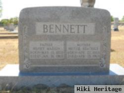 Mettie Beatrice Hood Bennett